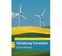 Introducing Translation (Cambridge Introductions to Applied Linguistics)
