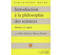 Introduction à la philosophie des sciences: Thèmes et sujets