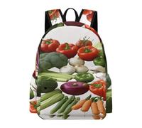 Introduction of Various Vegetables Backpack Travel Bag Laptop Backpack