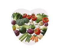 Introduction of Various Vegetables Car Air Freshener Hanging, Long Lasting Scented Car Aromatherapy Tablets, Love form Fragrance Scented Cards for Vehicles, Bedroom, Wardrobe White-style