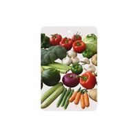 Introduction of various vegetables Car Air Fresheners Cards 4 Pcs Long Lasting Car Fresheners Gifts for Men Women Auto Aromatherapy Tablets Hanging Scented Card Rearview Mirror Pendant