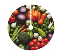 Introduction of various vegetables Christmas tree dresses, decorations, holiday parties, Christmas tree dresses in various sizes