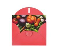 Introduction of various vegetables Greeting Card With Envelope, Perfect for Friends, Family, Colleagues - Congratulations Card