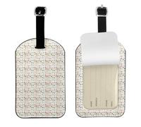 Introduction of Various Vegetables Print Suitcases Tag Travel Bags Elegant Luggage Tag 4.3 x 2.76 Inch Privacy Protection