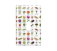 Introduction of Various Vegetables Print Wall Plate, Decorative Switch Plate Cover, Standard Size Wall Plate with Screws