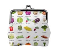 Introduction of Vegetables Printing Minimalist Lightweight Wallet for School and Work Commutes,Concerts Travel Kit Wallet