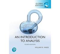 Introduction to Analysis, Global Edition