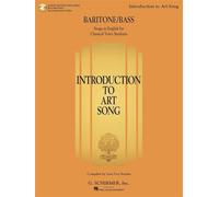 Introduction To Art Song For Baritone/Bass (Book/Online Audio) (Includes Online Access Code): Songs in English for Classical Voice Students