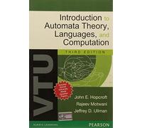 Introduction to Automata Theory, Languages and Computation, 3/e: For VTU