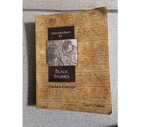 Introduction to Black Studies Edition: Fourth