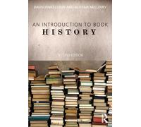 Introduction to Book History by David Finkelstein 9780415688062 | Brand New