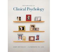 Introduction to Clinical Psychology: An Evidence-based Approach