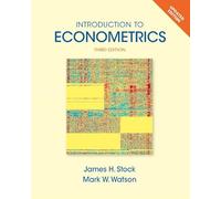 Introduction to Econometrics, Updated Edition (Pearson Series in Economics)