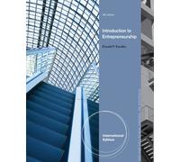 Introduction to Entrepreneurship, International Edition