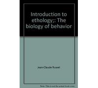 Introduction to ethology;: The biology of behavior