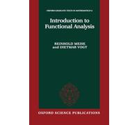 Introduction to Functional Analysis – 2 (Oxford Graduate Texts in Mathematics)