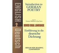 Introduction to German Poetry: A Dual-Language Book (Dover Dual Language German)