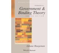 Introduction to Government and Binding Theory: 0001 (Blackwell Textbooks in Linguistics)