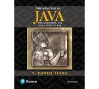 Introduction to Java Programming and Data Structures, Comprehensive Version