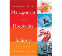 Introduction to Management in the Hospitality Industry