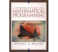 Introduction to Mathematical Programming