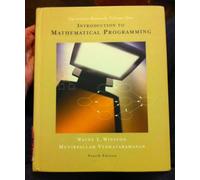 Introduction to Mathematical Programming with InfoTrac: Operations Research: Volume 1 (Introduction to Mathematical Programming: Applications and Algorithms)