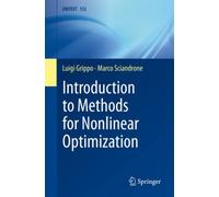Introduction to Methods for Nonlinear Optimization