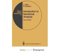 Introduction to Numerical Analysis
