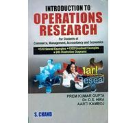 Introduction To Operations Research: (For Students of Commerce, Management, Accountancy and Economics)