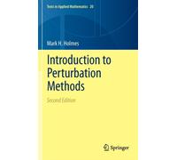 Introduction to Perturbation Methods