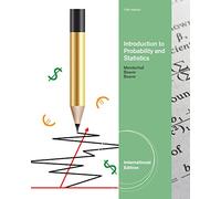 Introduction to Probability and Statistics, International Edition