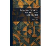 Introduction to Production Economics