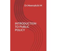 INTRODUCTION TO PUBLIC POLICY