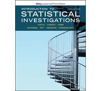 Introduction to Statistical Investigations – Wiley-VCH