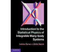 Introduction to the Statistical Physics of Integrable Many-body Systems