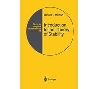 Introduction to the Theory of Stability – Texts in Applied Mathematics, 24 – Springer Verlag