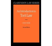 An Introduction to Tort Law (Clarendon Law Series) – 2nd edition – Paperback