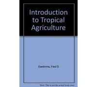 Introduction to Tropical Agriculture Paper