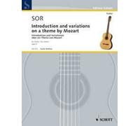 Introduction Variationen Thema Fernando Sor Book [Softcover] Guitar Schott Music