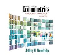 Introductory Econometrics: A Modern Approach by Wooldridge, Jeffrey M. 5th (fifth) Edition [Hardcover(2012)]