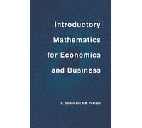Introductory Mathematics for Economics and Business