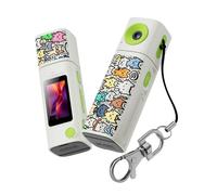 Introti 1080P 2K Digital Camera Thumb Keychain Camera 0.96 In LCD Screen HD Video Recorder 230 Rotatable Lens Portable Small Camcorder for Students Outdoor Photography