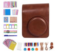Introti 12 in 1 Camera Accessories Kit Include Photo Album Selfie Lens Stickers Frames Instant Camera Accessories Bundle with Removable Detachable Strap for Fujifilm Mini 12/11 Instant Cam