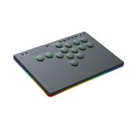 Introti 14 Keys Leverless Controller Arcade Stick with RGB All-Button Arcade Controller Supports Hot Swap for Switch/Ps 4/PC Gaming