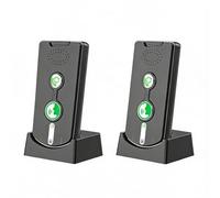 Introti 2 Way Wireless Intercom System with Charging Base Voice Intercom (Black)