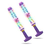 Introti 2pcs LED Glowing Rainbow Led Creativity Squirt Water Blaster Guns Dazzling Fancy Land Fireworks Water Guns for Parties Games and Romantic Celebrations