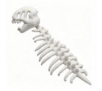 Introti 3D Plush Dino-saur Skeletons Costume Set Cozy Dinosaur Skeleton Plush Costume Realistic with Hood for Man Women Dress-Up Parties and Photos