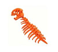 Introti 3D Plush Dino-saur Skeletons Costume Set Cozy Dinosaur Skeleton Plush Costume Realistic with Hood for Man Women Dress-Up Parties and Photos