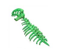 Introti 3D Plush Dino-saur Skeletons Costume Set Cozy Dinosaur Skeleton Plush Costume Realistic with Hood for Man Women Dress-Up Parties and Photos