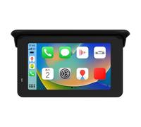 Introti 5 Inch Motorcycle Carplay Navigation System with Wireless CarPlay & Auto Dash Cam Portable Screen with BT Navigation for Motorcycle